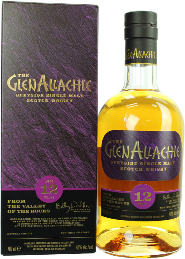 GLENALLACHIE 12 YEAR OLD SINGLE MALT WHISKY 700