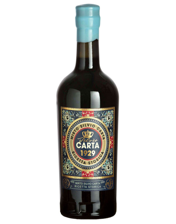 SILVIO CARTA MIRTO ROSSO RICETTA STORICA LIQUORE 700