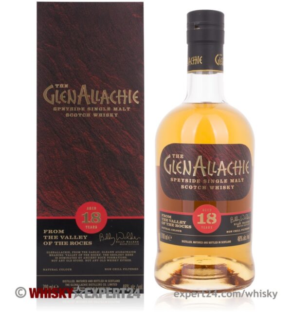 GLENALLACHIE 18 YEAR OLD SINGLE MALT WHISKY 700