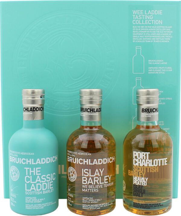 BRUICHLADDICH WEE LADDIE TASTING COLLECTION 3X200ML