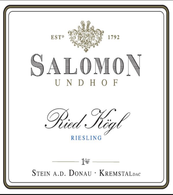 SALOMON UNDHOF RIED KOGL RIESLING 750