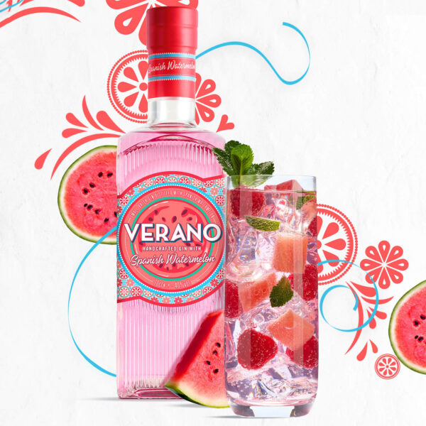 VERANO WATERMELON GIN 700 - Image 3