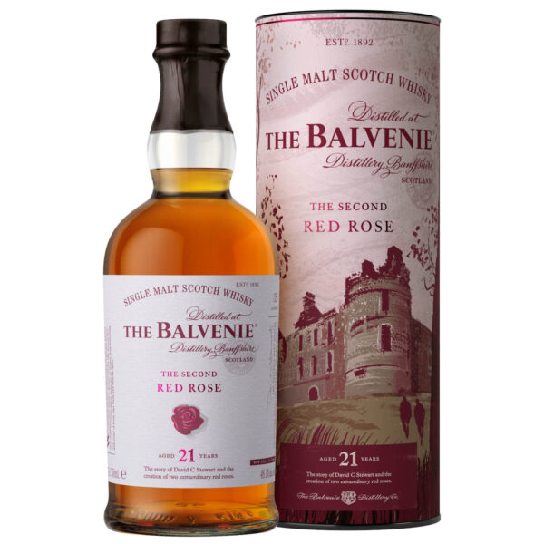 BALVENIE 21 YO WHISKY THE SECOND RED ROSE 700