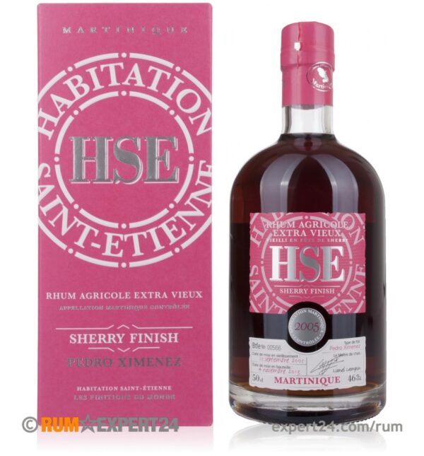 HABITATION SAINT ETIENNE PEDRO XIMENEZ 2005 RHUM AGRICOLE 46% 500 HSE