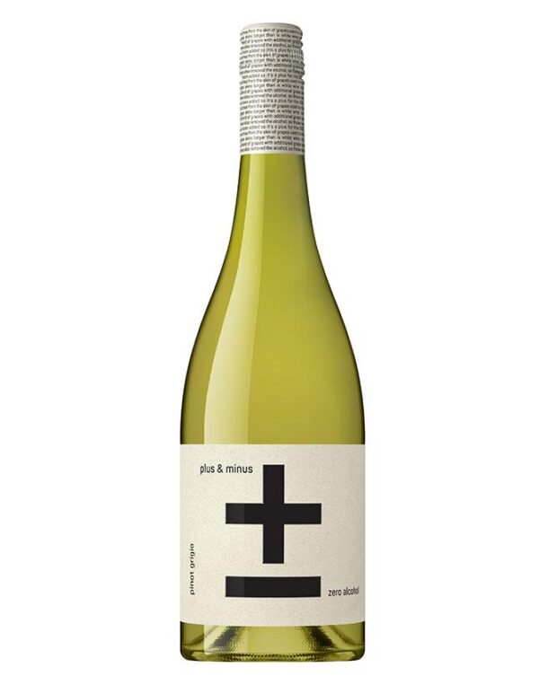 PLUS AND MINUS WHITE LABEL PINOT GRIGIO 750