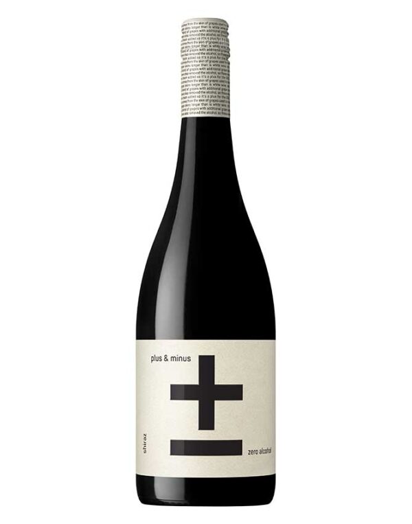 PLUS AND MINUS WHITE LABEL SHIRAZ 750