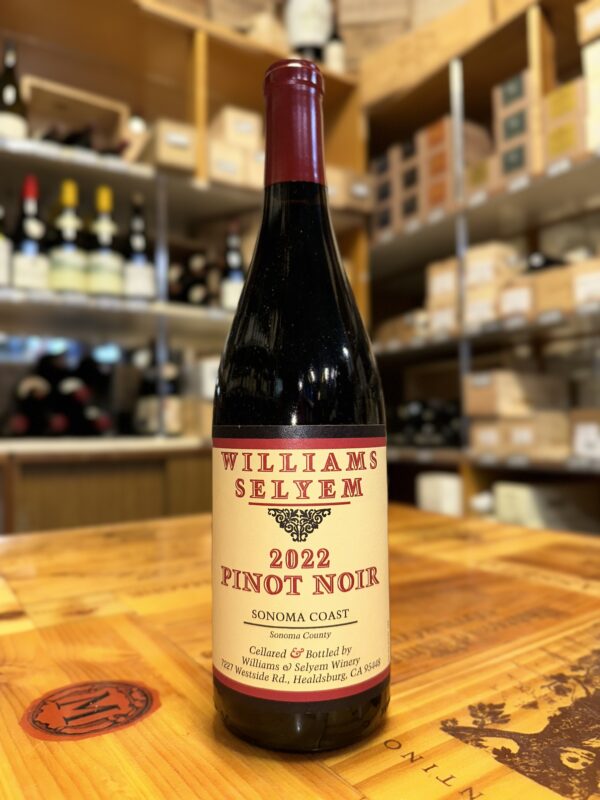 WILLIAMS SELYEM SONOMA COAST PINOT NOIR 2022 750